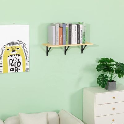 Customized Stainless Steel Triangular Bracket Bookshelf Fixed Frame with Consumption