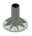 Electro-Planting Steel and Stainless Steel Floor Mount Base Plate with Second Operation
