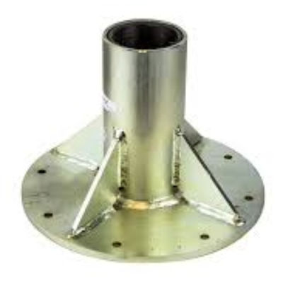 Electro-Planting Steel and Stainless Steel Floor Mount Base Plate with Second Operation