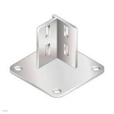 Affordable and Aluminum Floor Mount Base Plate with Second Operation Electro-Planting