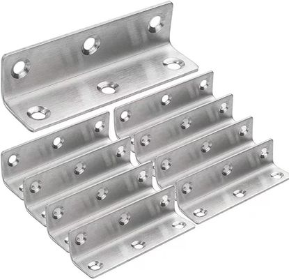 Customized Size Black Carbon Steel L-Type Right Angle Bracket for Professional Needs