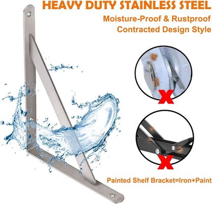 Stainless Steel Triangle Bracket for Fastening Metal Structures Customized and Sample
