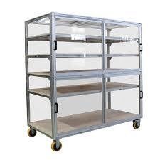 ISO9001 2008 Certified Aluminium Bolt-less Storeroom Rack for and Organized Storage