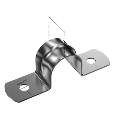 Steel Nature Color Metal Pipe Rack with Customized Metal Bracket and Stainless Steel